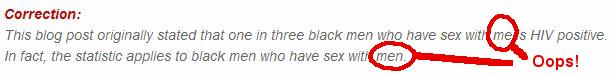 one in three black men who have sex with me is HIV positive one in three black men who have sex with me is HIV positive
